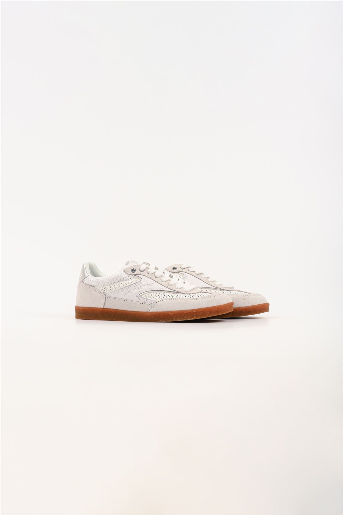 Karl Lagerfeld Kandidate Mesh Mix Women's White Trainers