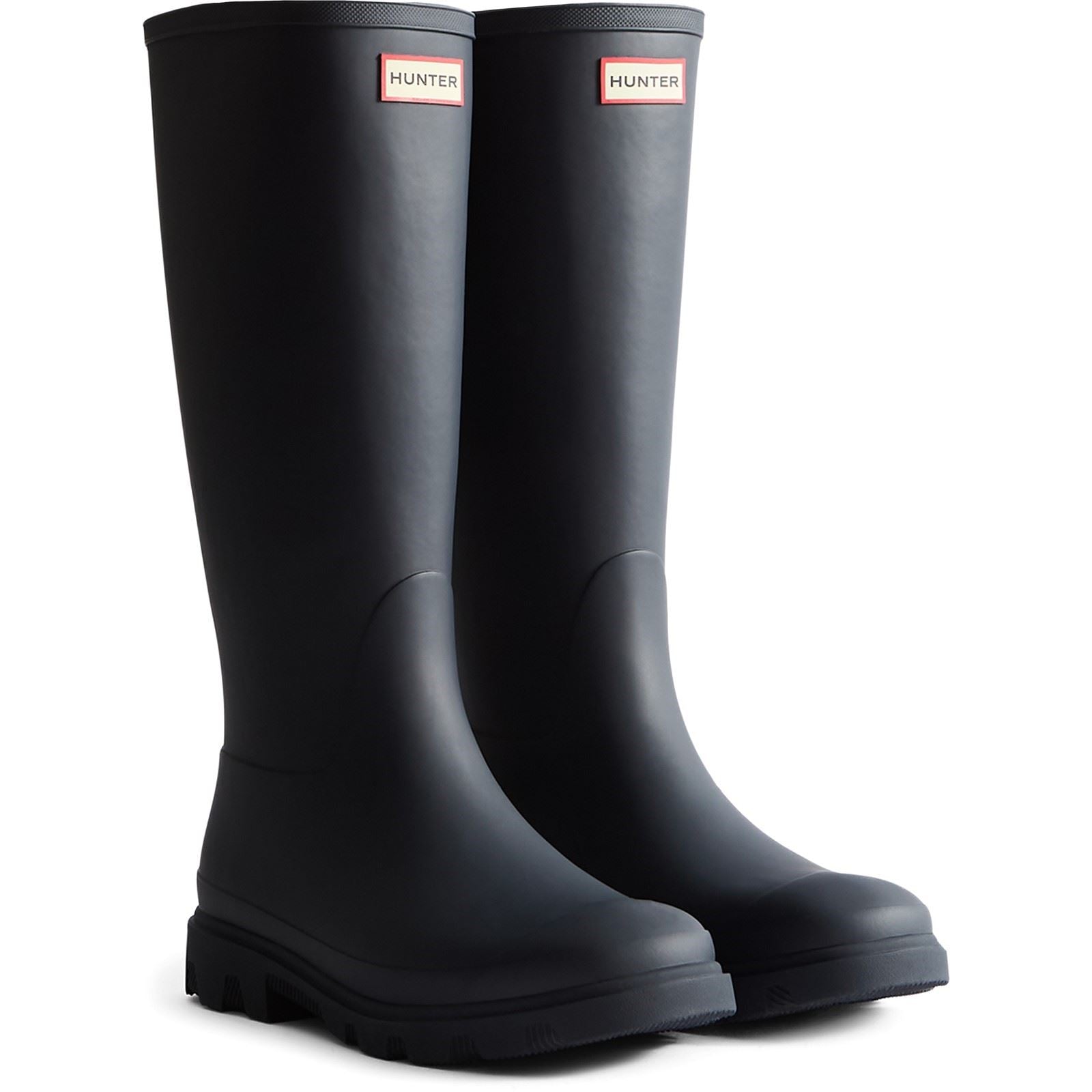 Hunter Downpour Tall Boot Rubber Women's Hunter Navy Wellington Boots