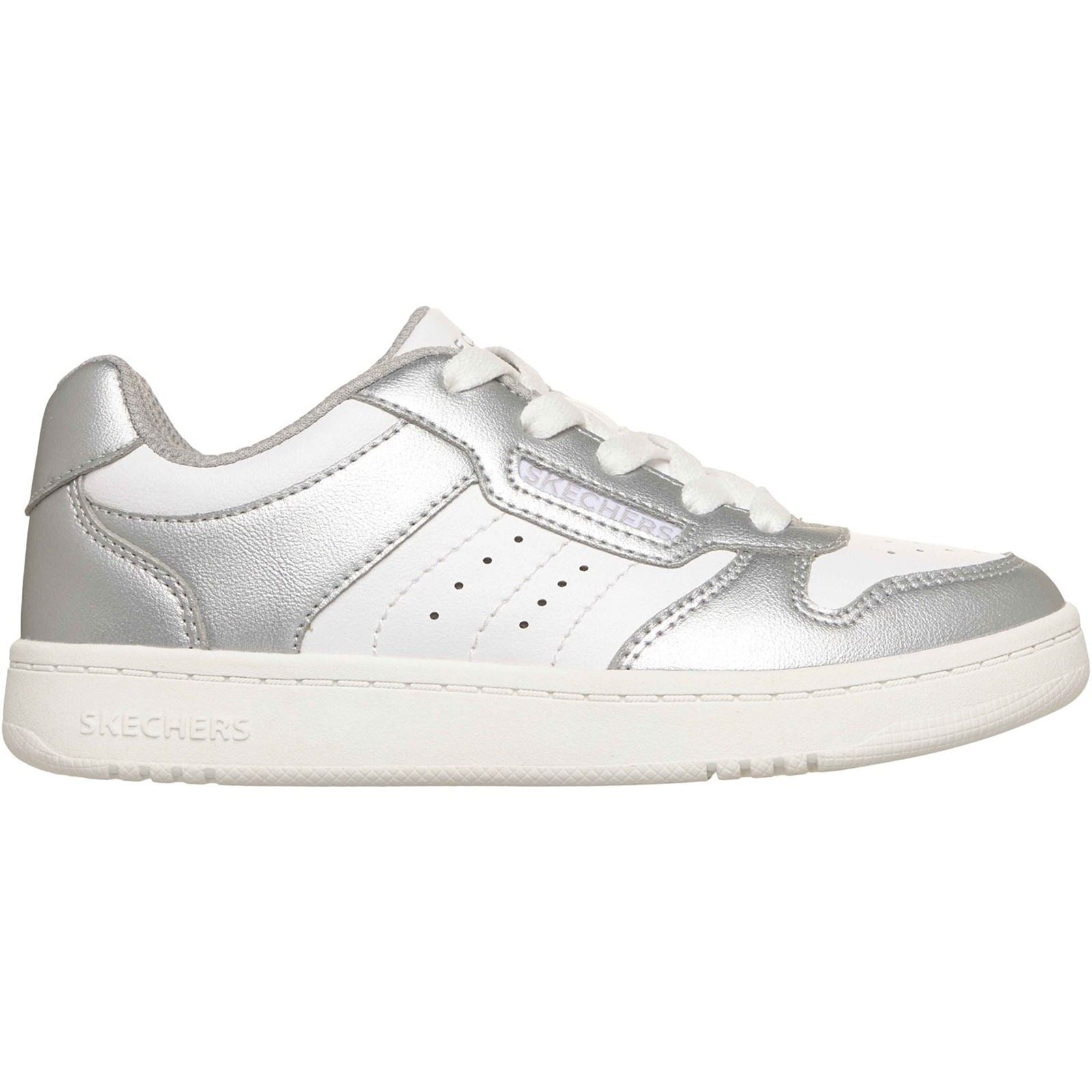 Skechers Quick Street Polyurethane Silver/White Trainers