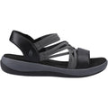 Hush Puppies Susanna Leather Women's Black Sandals
