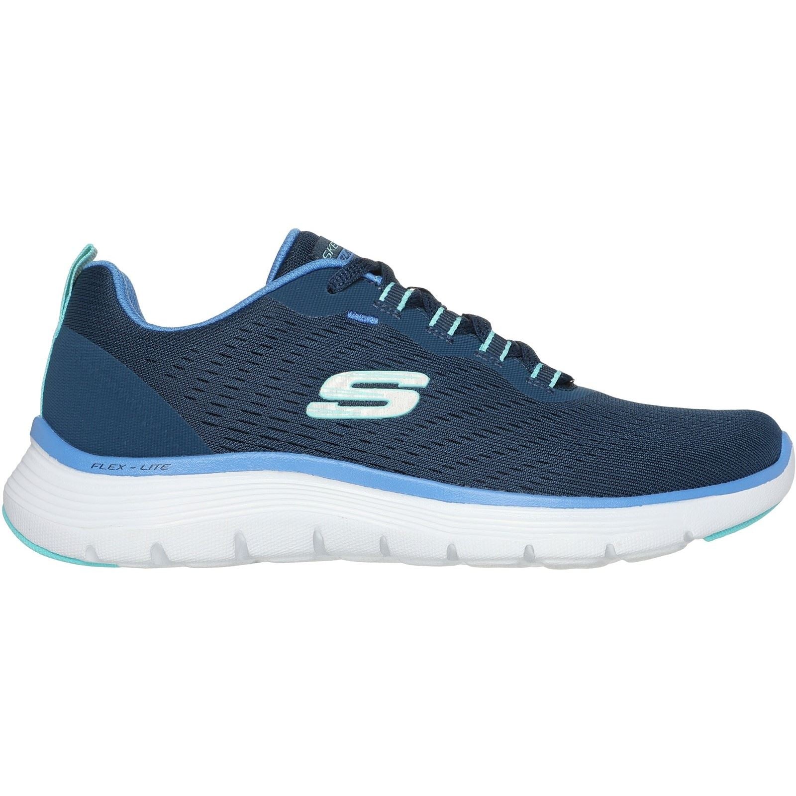 Skechers Flex Appeal 5.0 Textile Women's Navy/Blue Trainers
