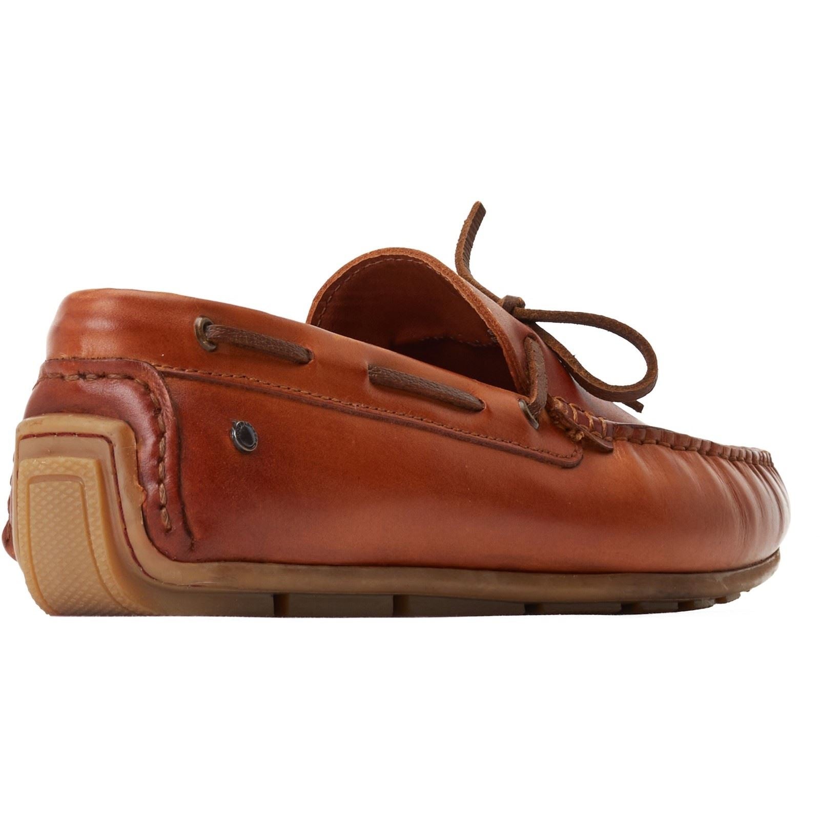 Base London Brooks Leather Men's Burnt Tan Loafers
