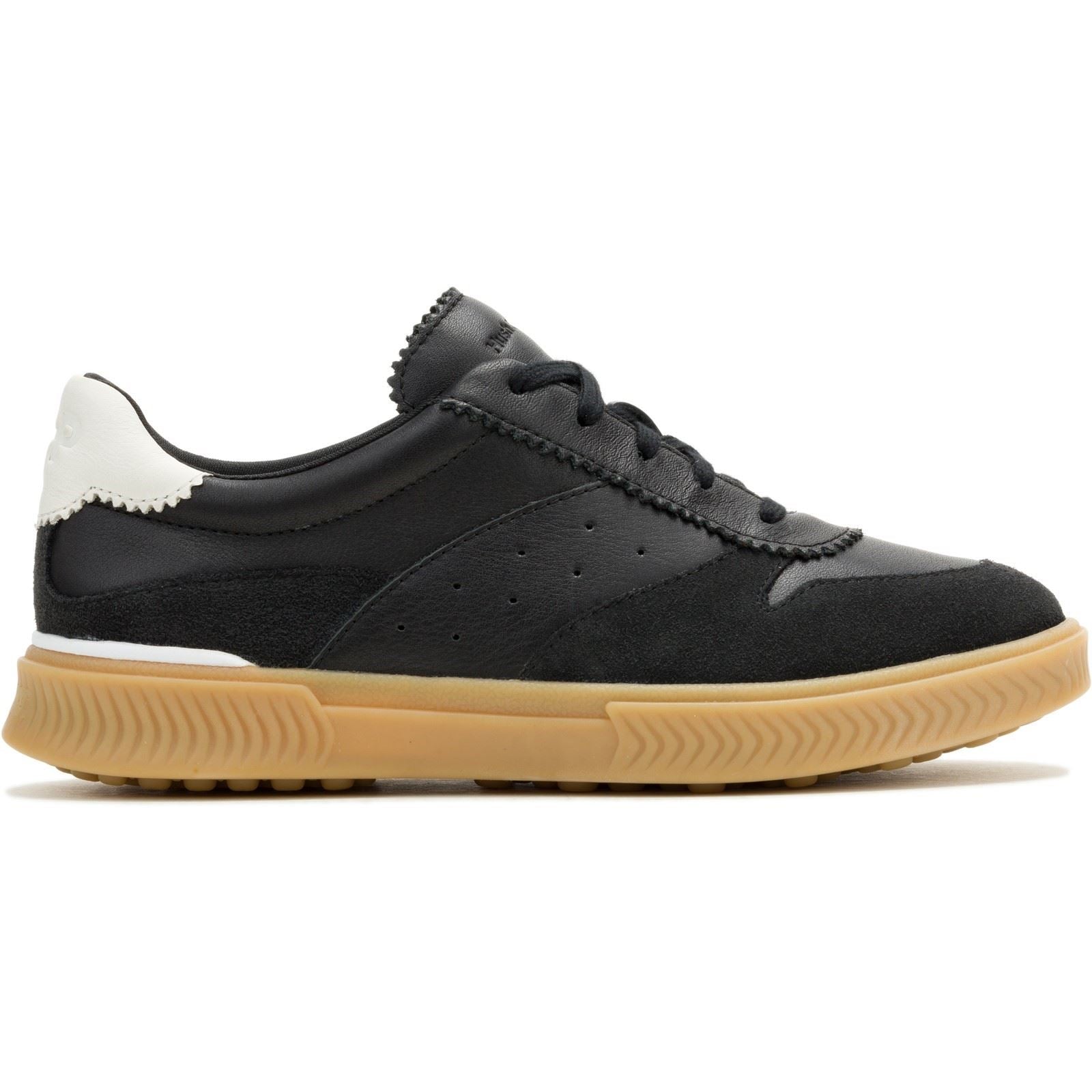 Hush Puppies Mae Leather Women's Black Trainers