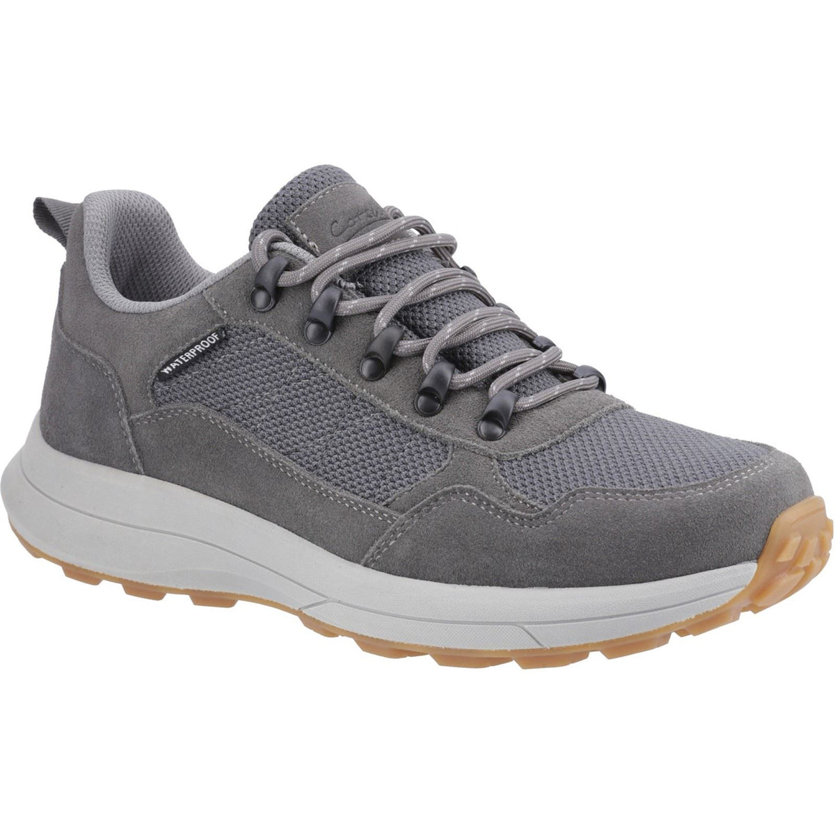 Cotswold Elmfield Suede Mesh Men's Grey Trainers