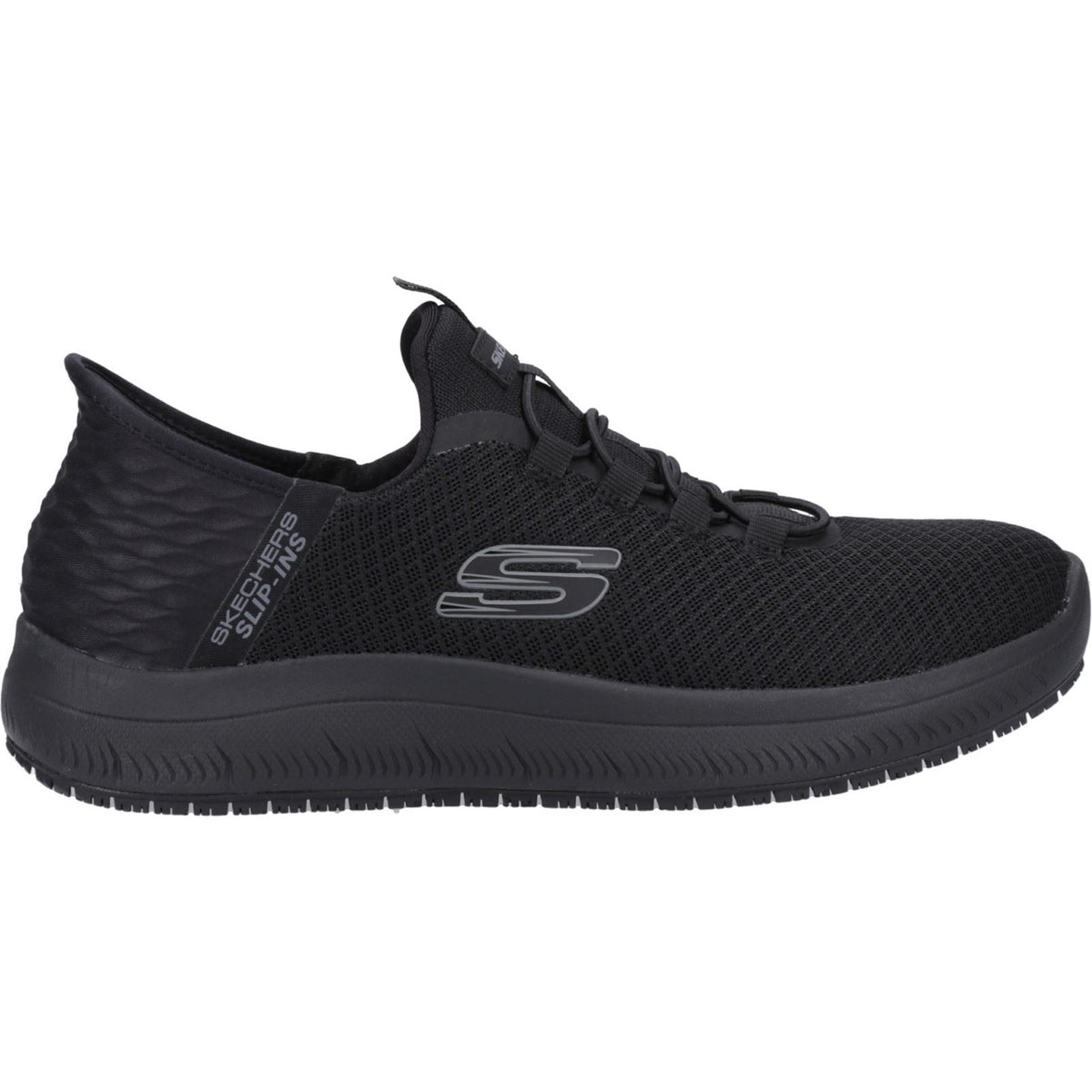 Skechers Workwear Summits - Colsin Textile Men's Black Safety Trainers