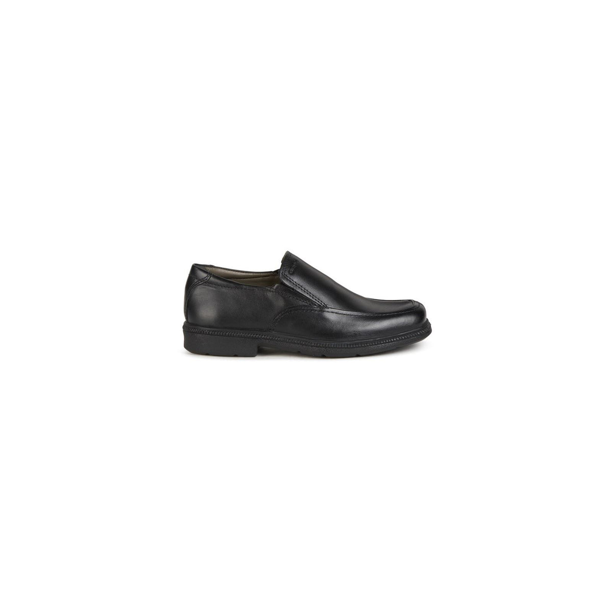 Geox Jr Federico Leather Black Loafers