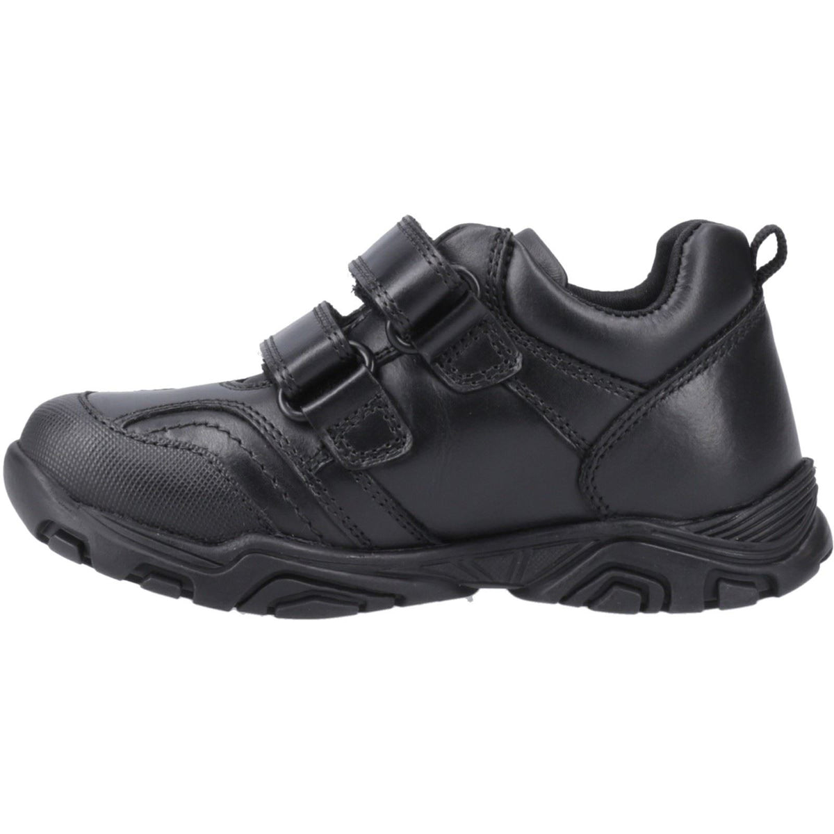 Hush Puppies Leroy Leather Black Shoes