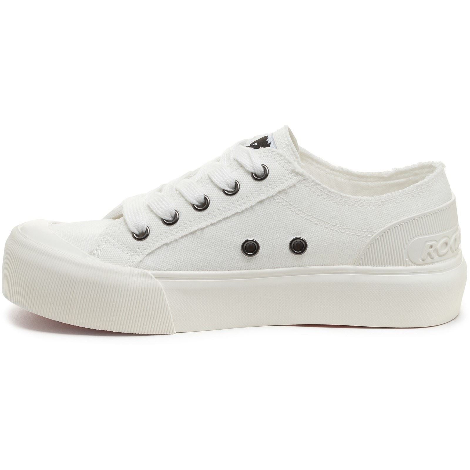 Rocket Dog Jazzin Plus 12A Cotton Women's White Trainers