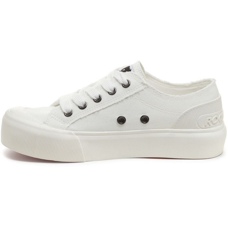 Rocket Dog Jazzin Plus 12A Cotton Women's White Trainers