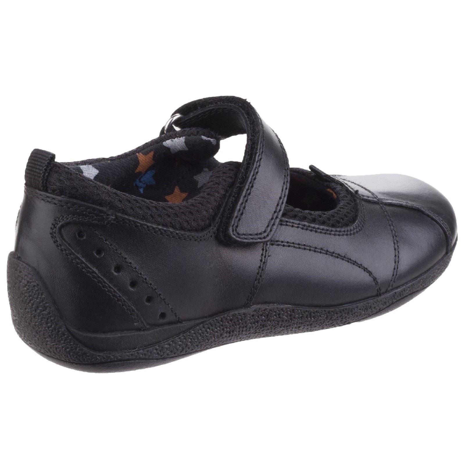 Hush Puppies Cindy Youth Girl's Black Leather Shoes