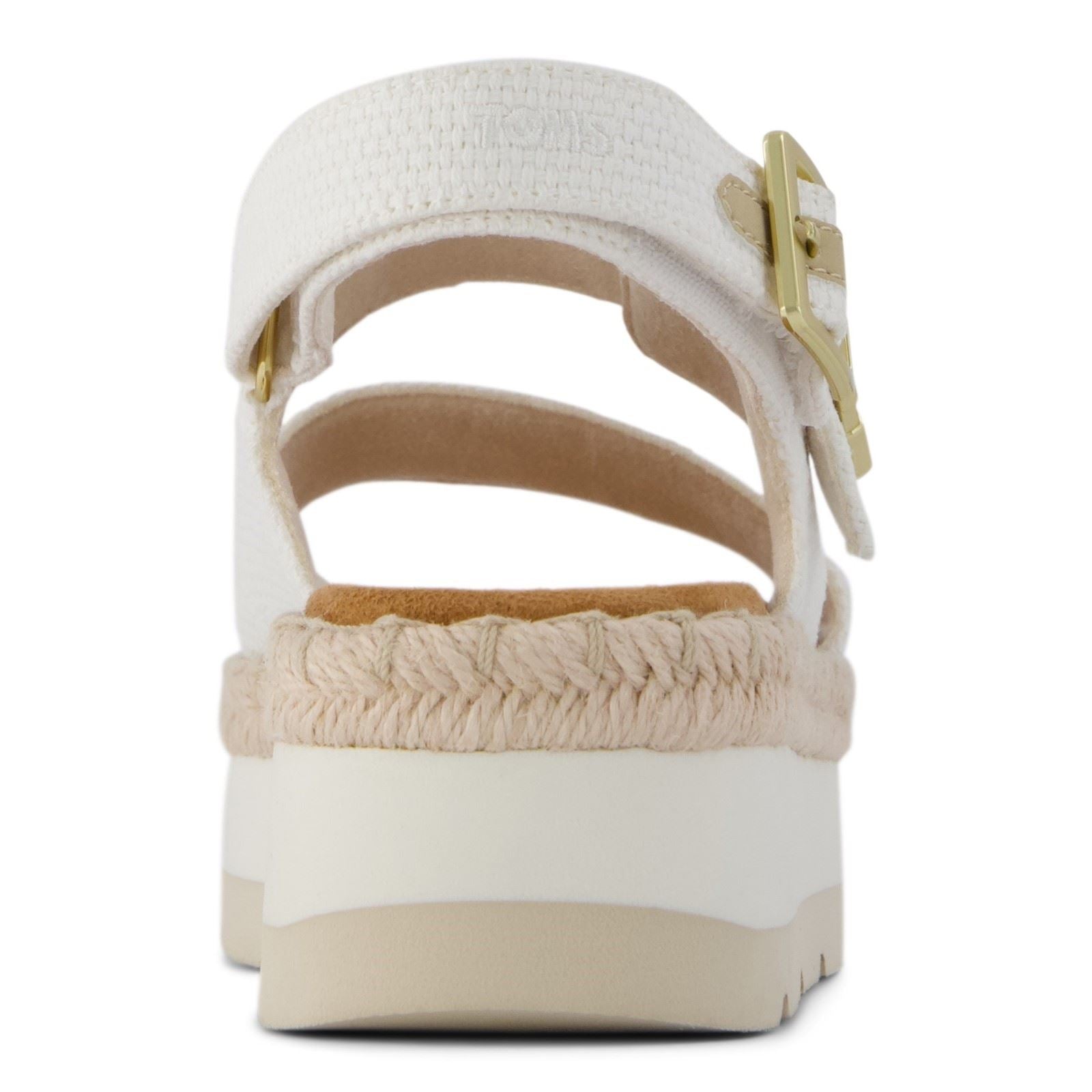 TOMS Giana Textile Women's White Beachside Sandals