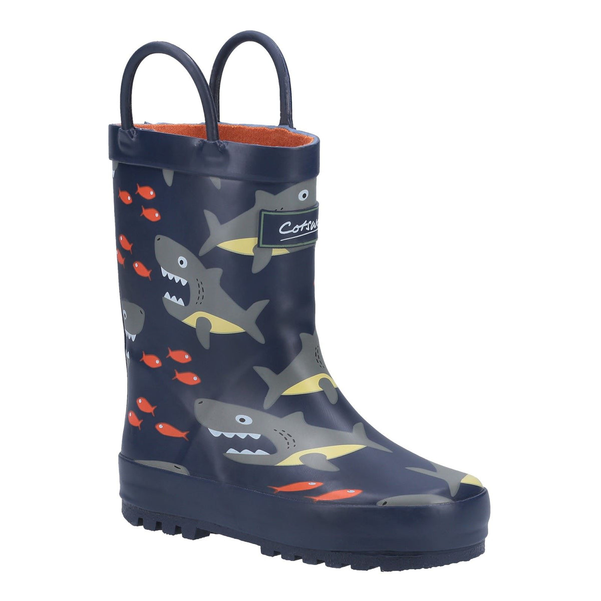 Cotswold Puddle Rubber Shark Wellington Boots