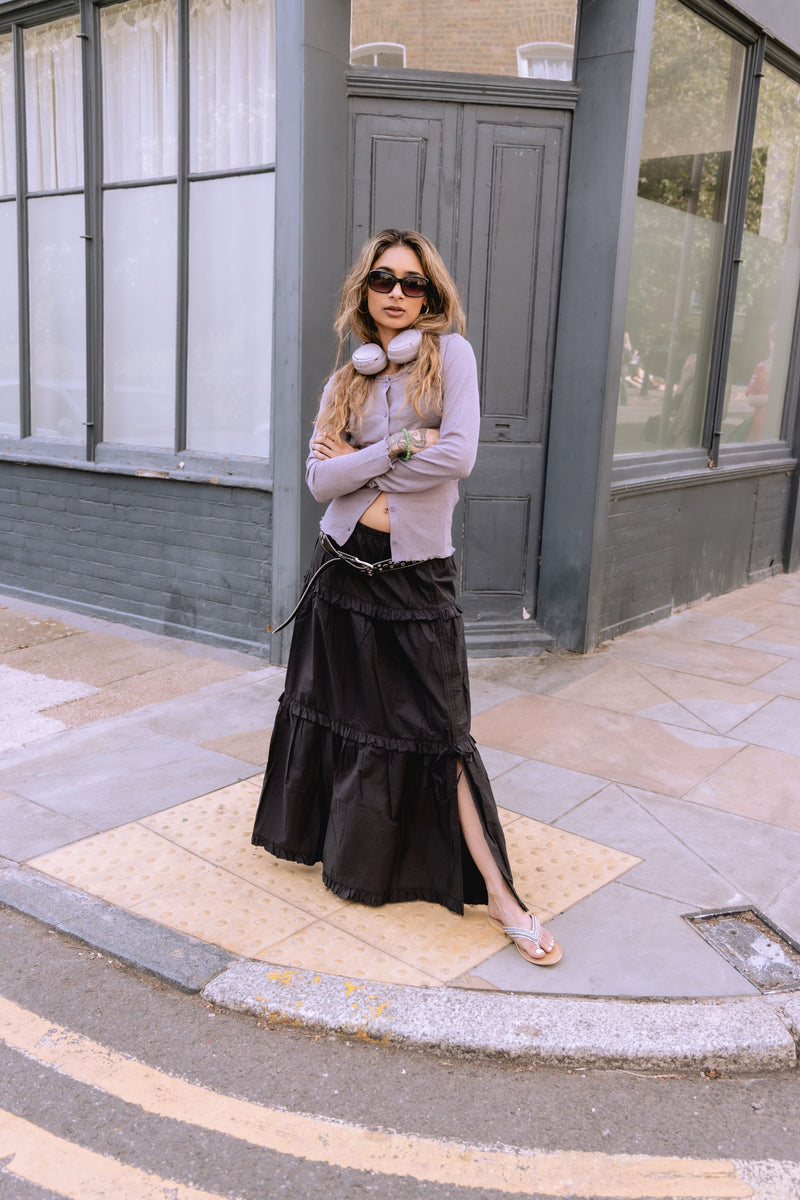 Tower London Metallic Bead Thong Women's Silver Sandals