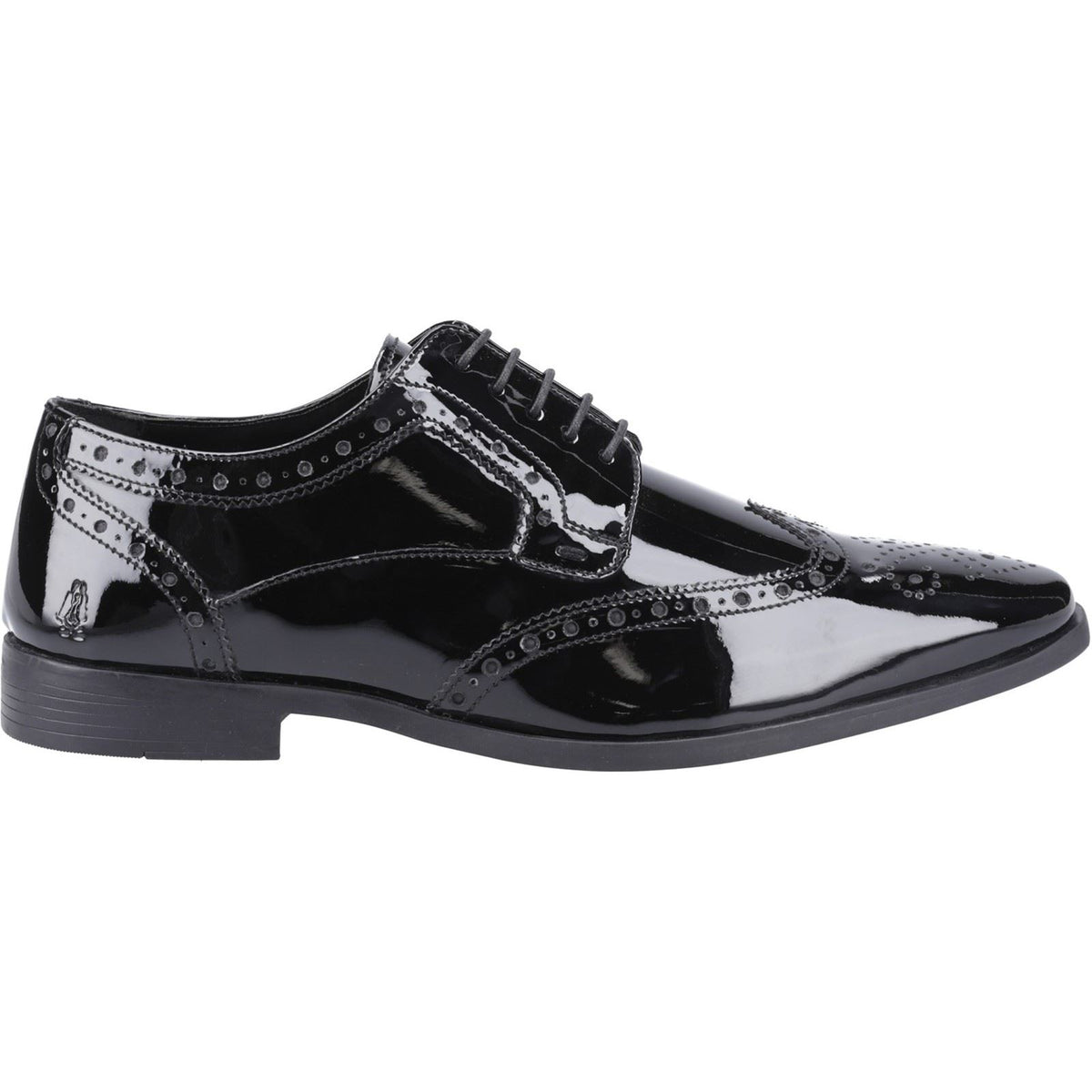 Hush Puppies Elliot Leather Men's Black Brogues Shoes