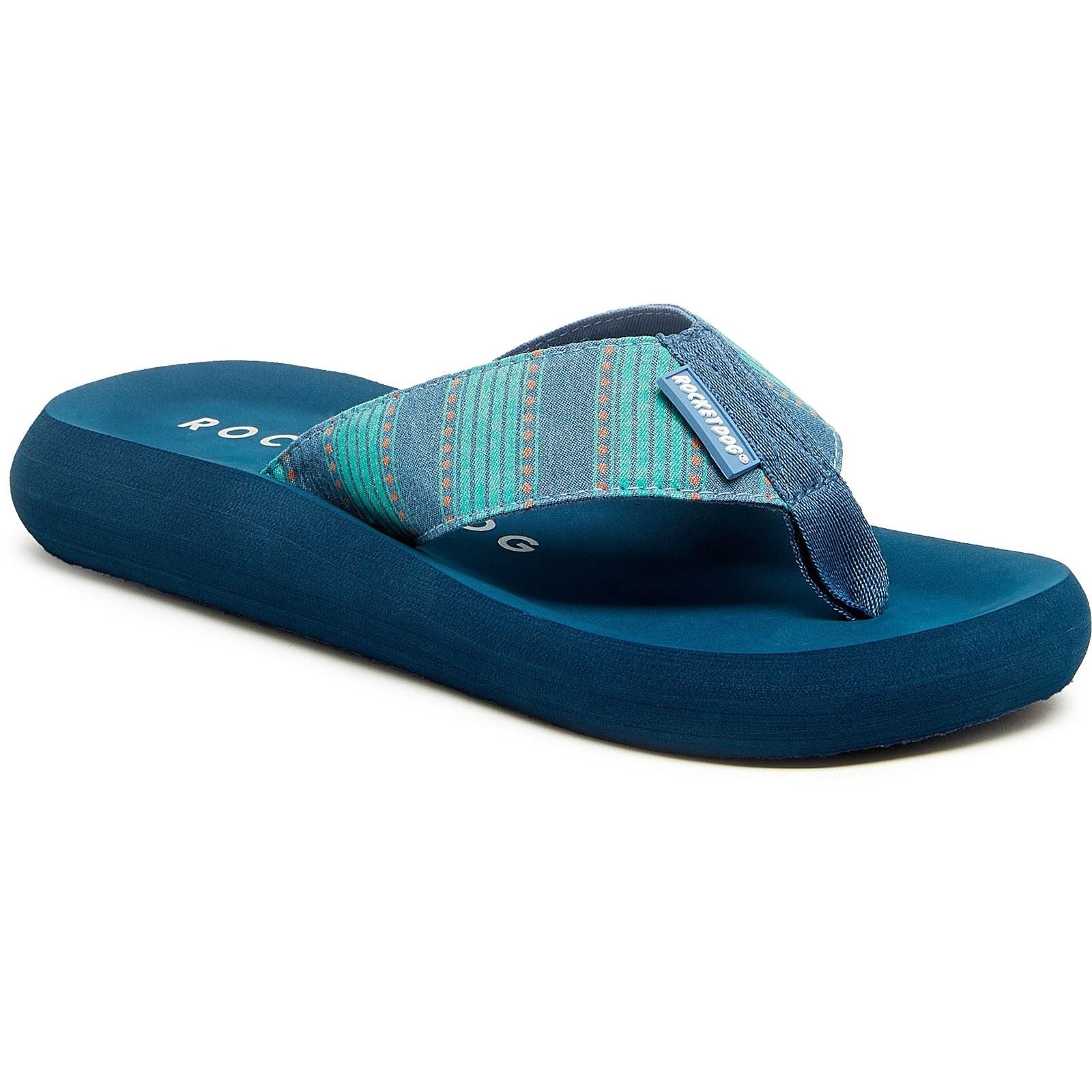 Rocket Dog Spotlight Rome Cotton Women's Blue Sandals