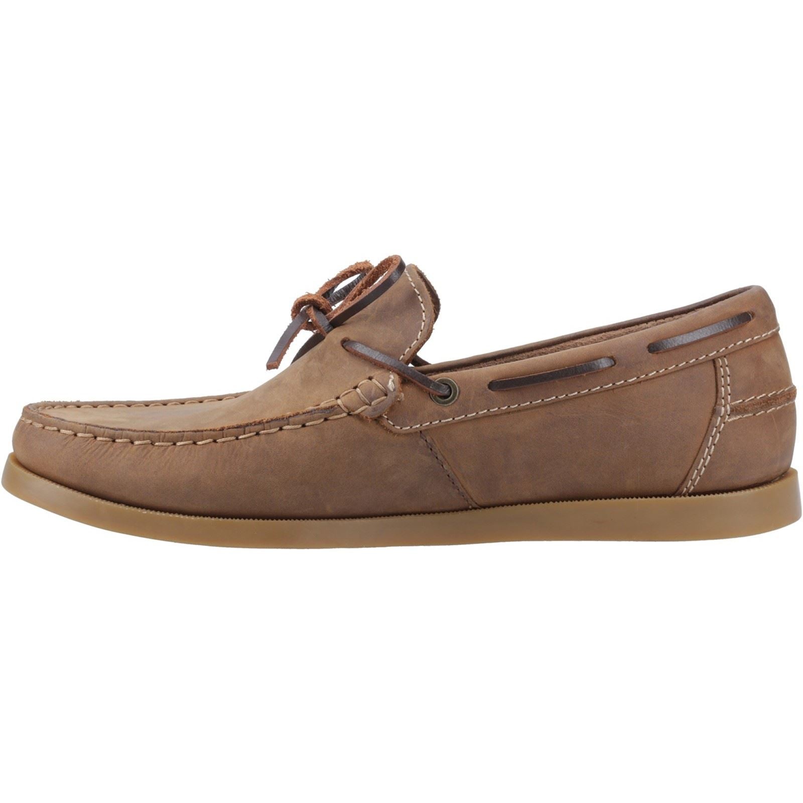 Cotswold Slad Leather Men's Tan Boat Shoes