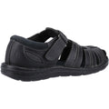 Hush Puppies Albert Leather Men's Black Sandals