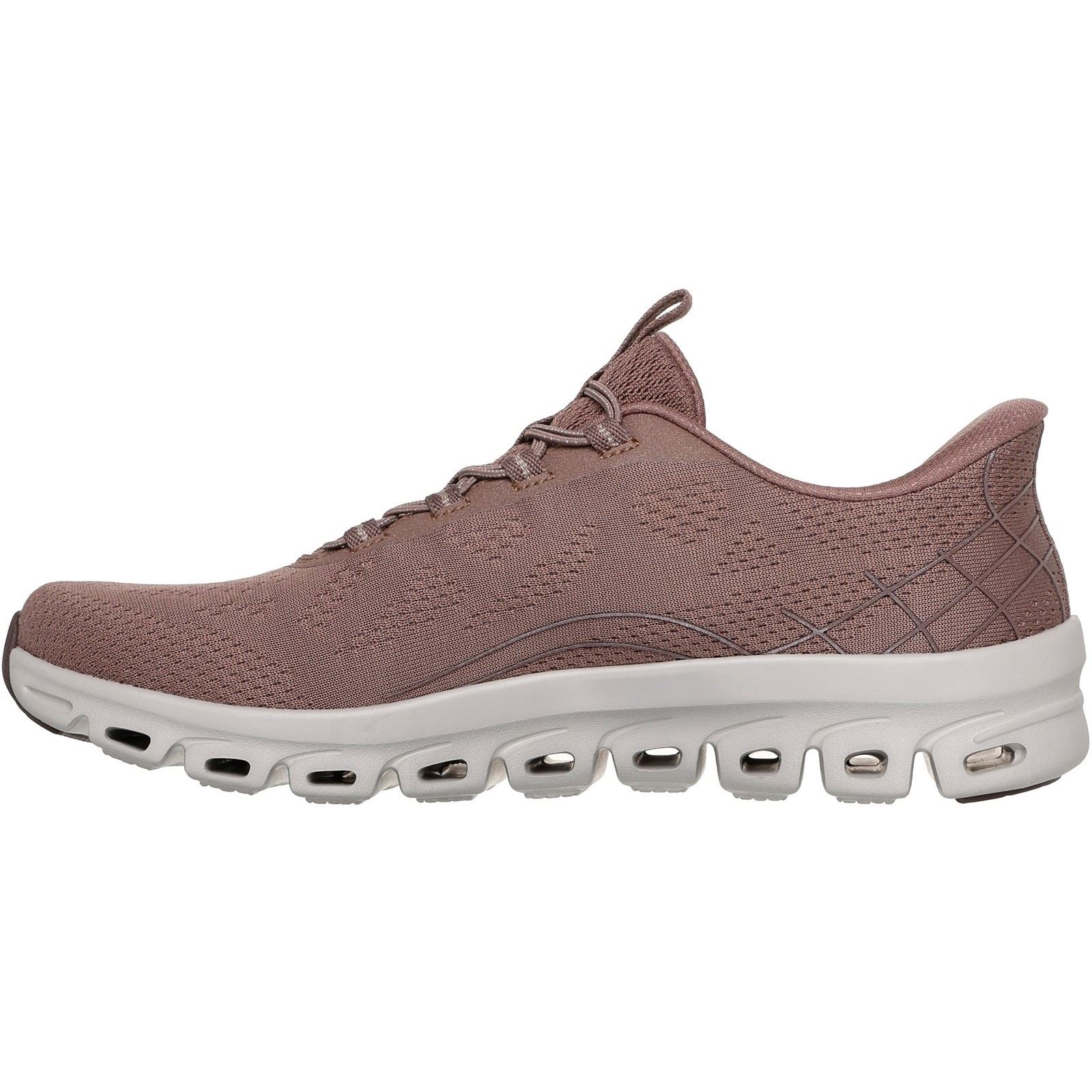 Skechers Glide-Step Elevate Amaze Textile Women's Brown Trainers