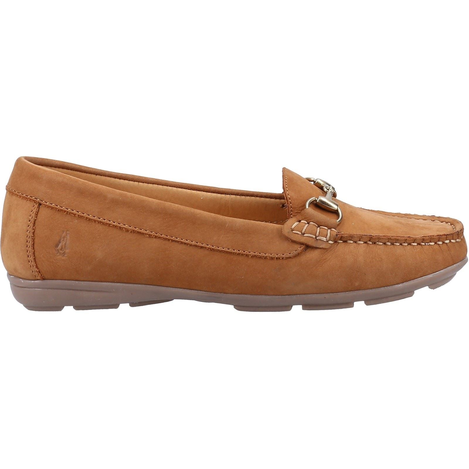 Hush Puppies Molly Snaffle Lea Nubuck Women's Tan Loafers