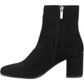 Hush Puppies Octavia Suede Women's Black Heeled Ankle Boots