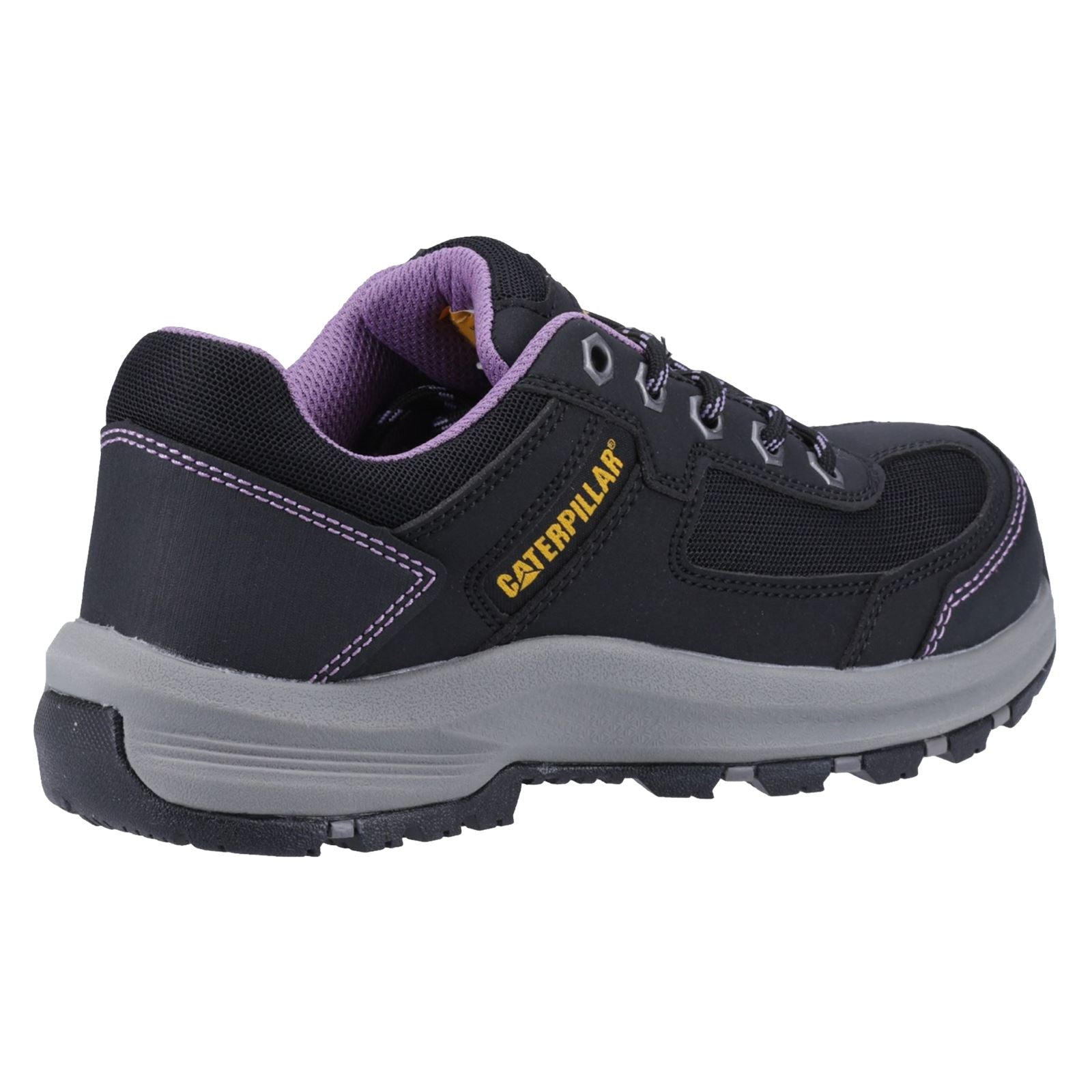 Caterpillar Elmore PVC Black/Lilac Safety Trainers