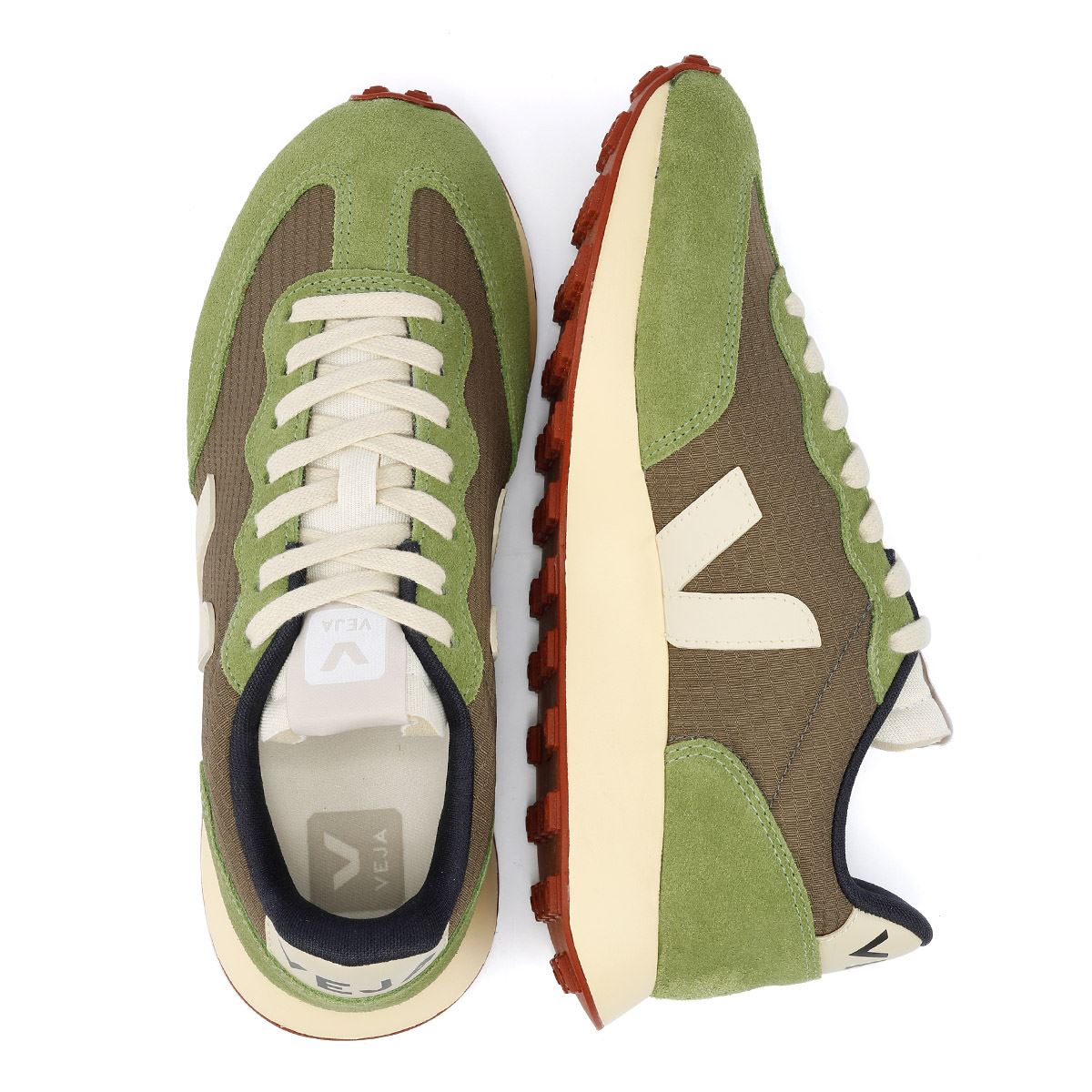 Veja Rio Branco Alveomesh Women's Kaki/Pierre Trainers