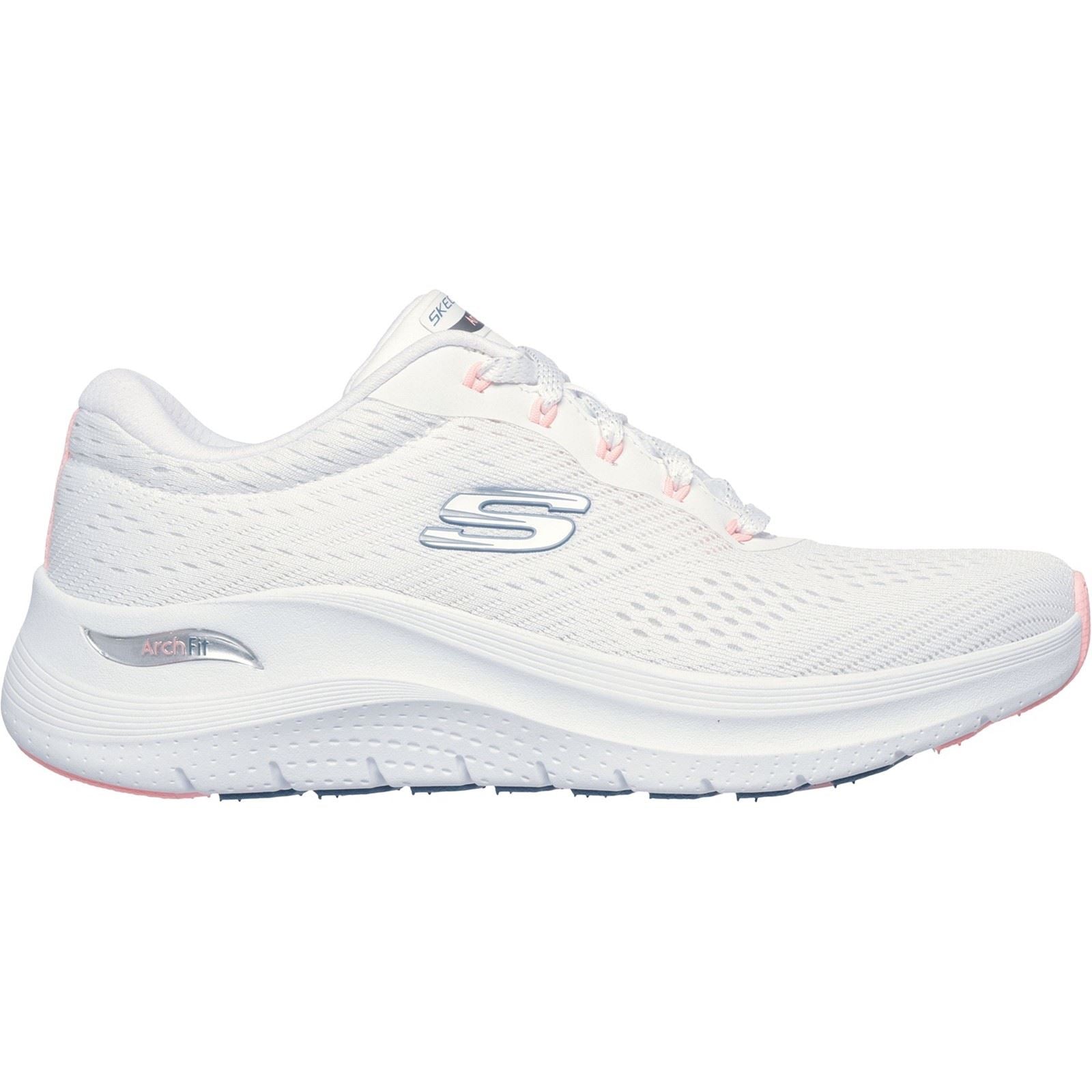 Skechers Arch Fit 2.0 - Big League Textile Women's White/Pink/Blue Trainers