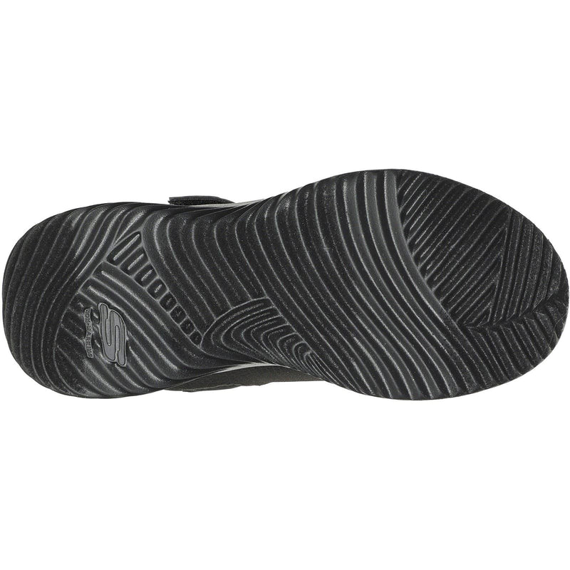 Skechers Bounder - Dripper Drop Synthetic Junior/Youth Boy's Black Trainers
