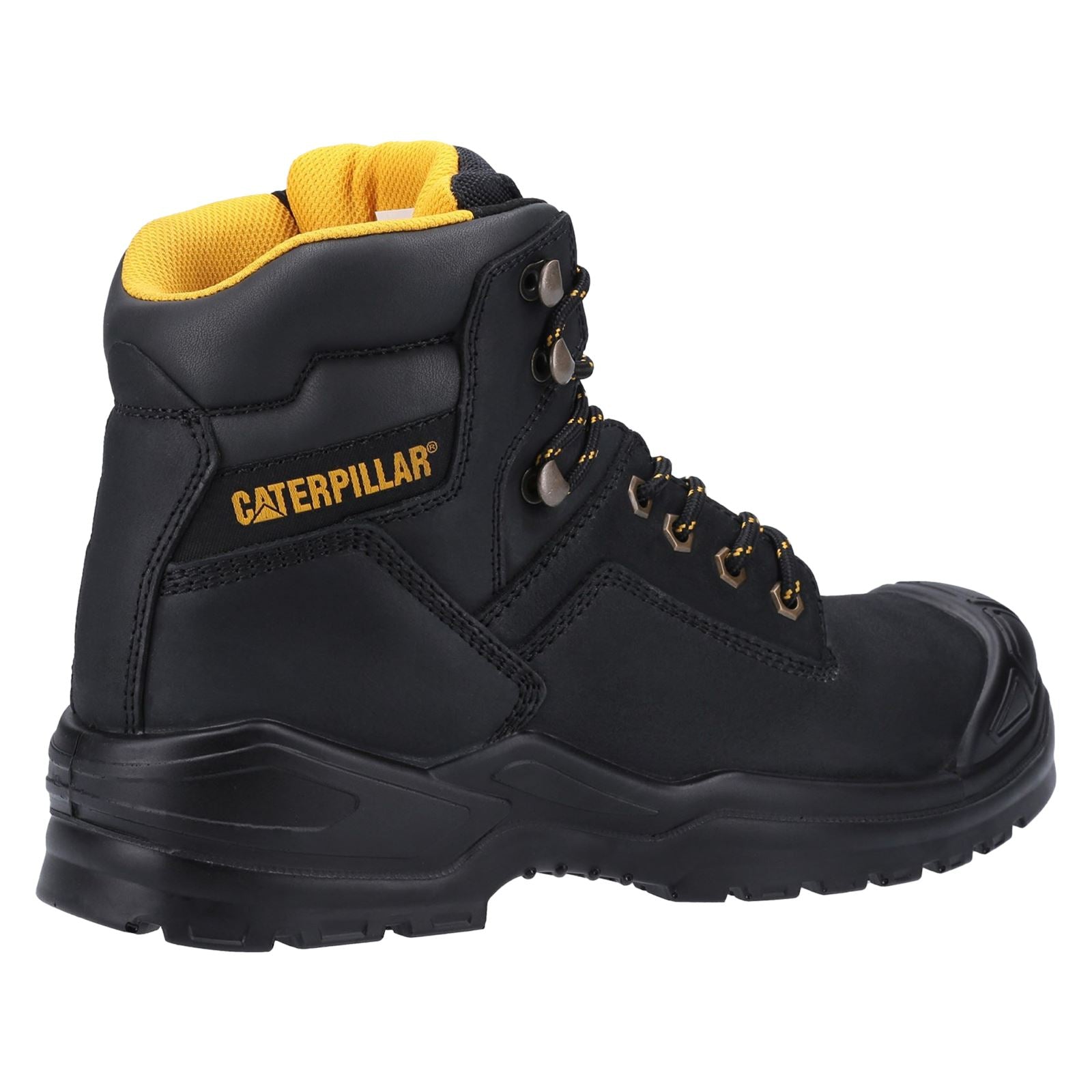 Caterpillar Striver Mid S3 Leather Black Safety Boots