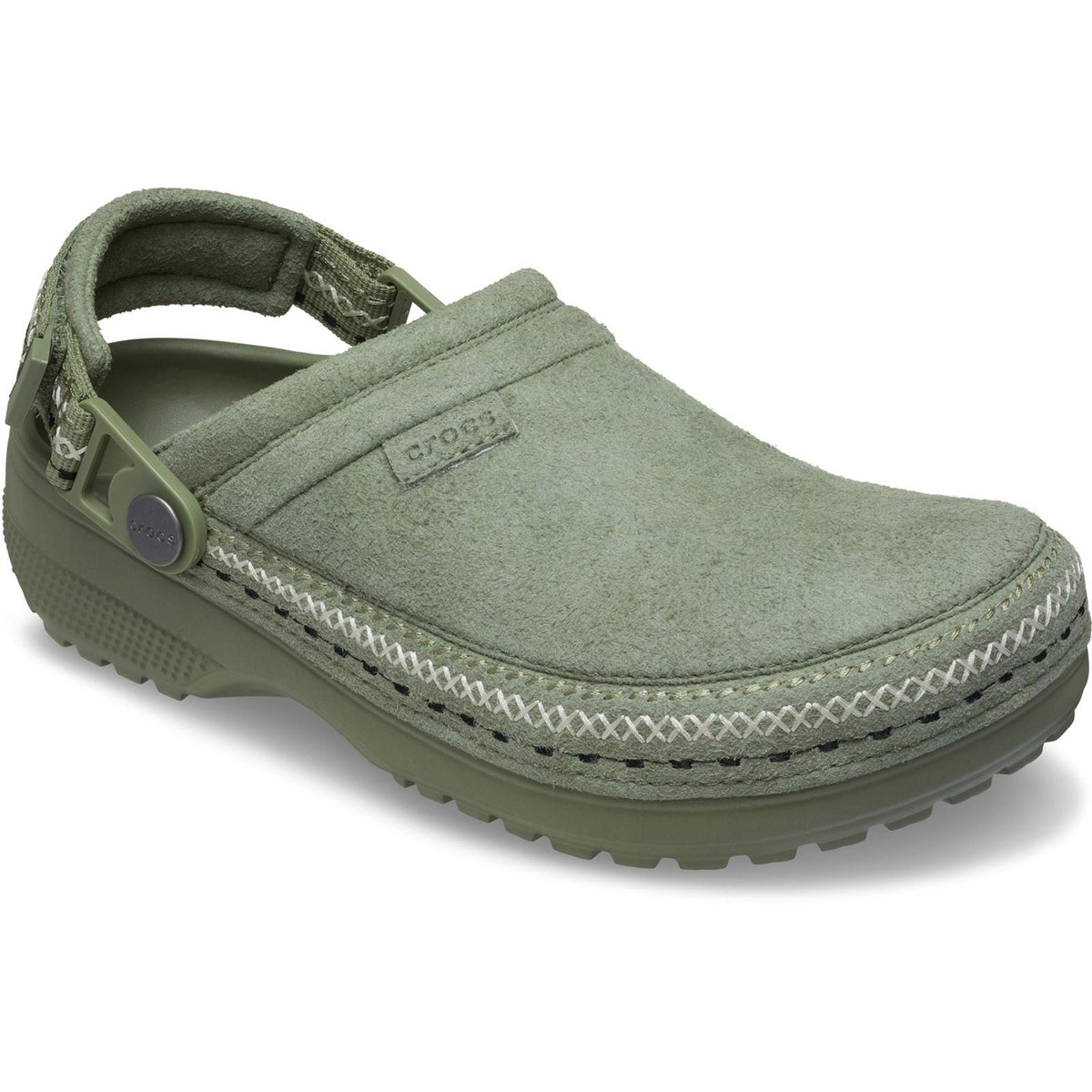 Crocs Classic Crafted Stitch Textile Blend Women's Cargo Clogs