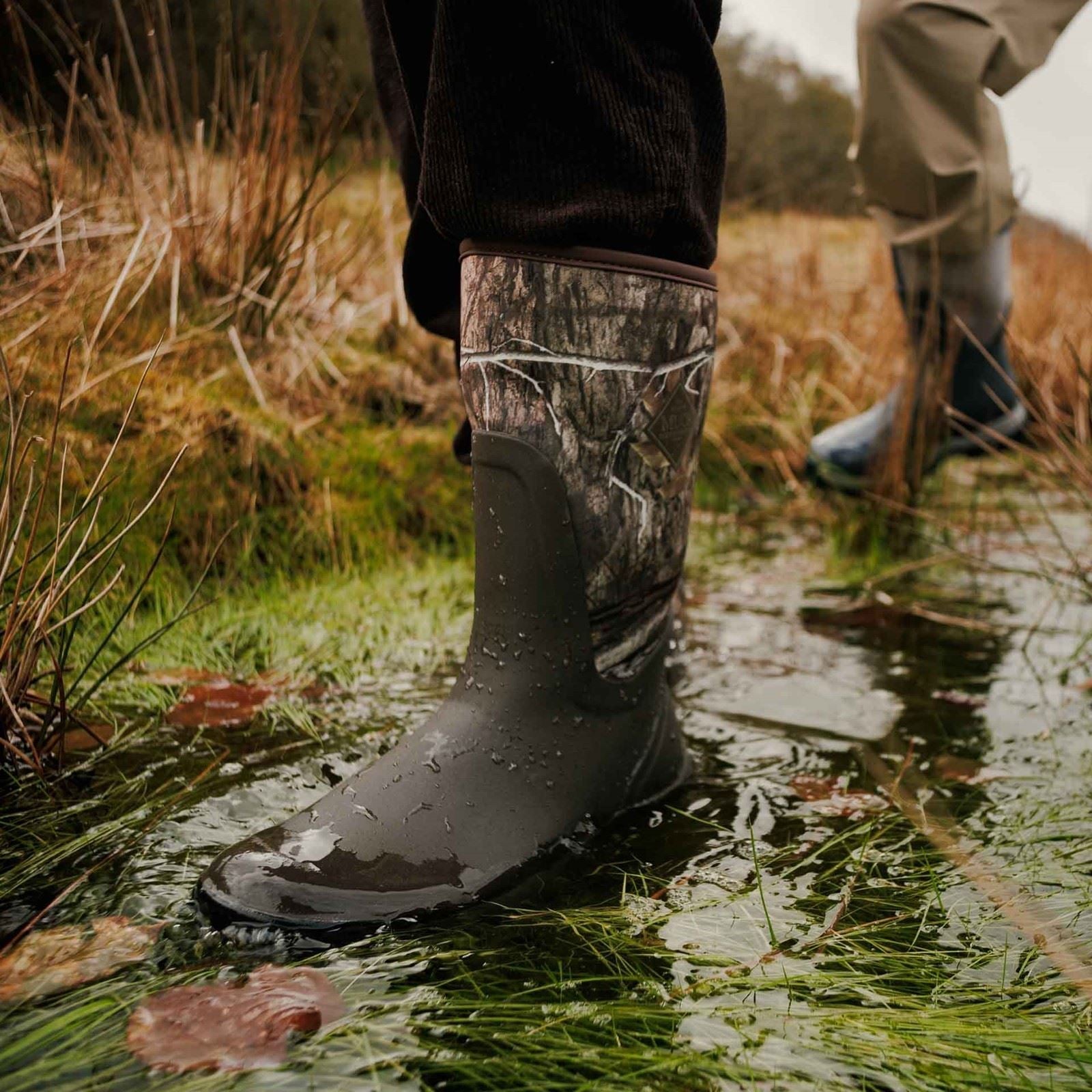 Muck Boots Outmax 12" Rubber Men's Camo Wellington Boots