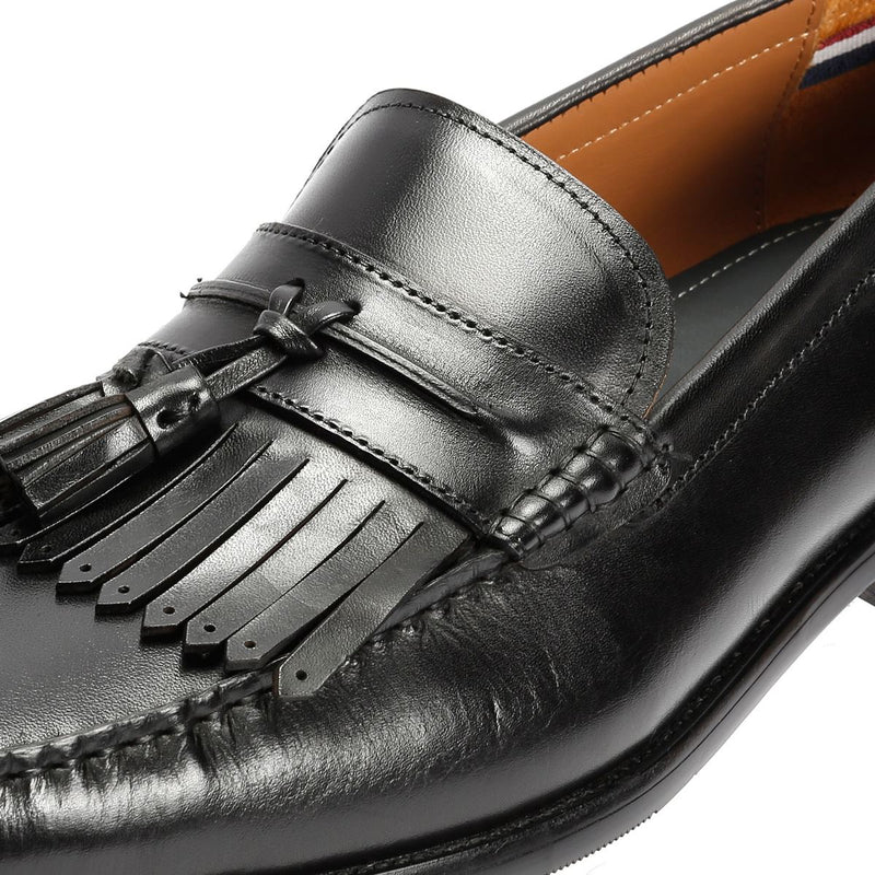 Ben Sherman Buster Leather Men's Black Loafers