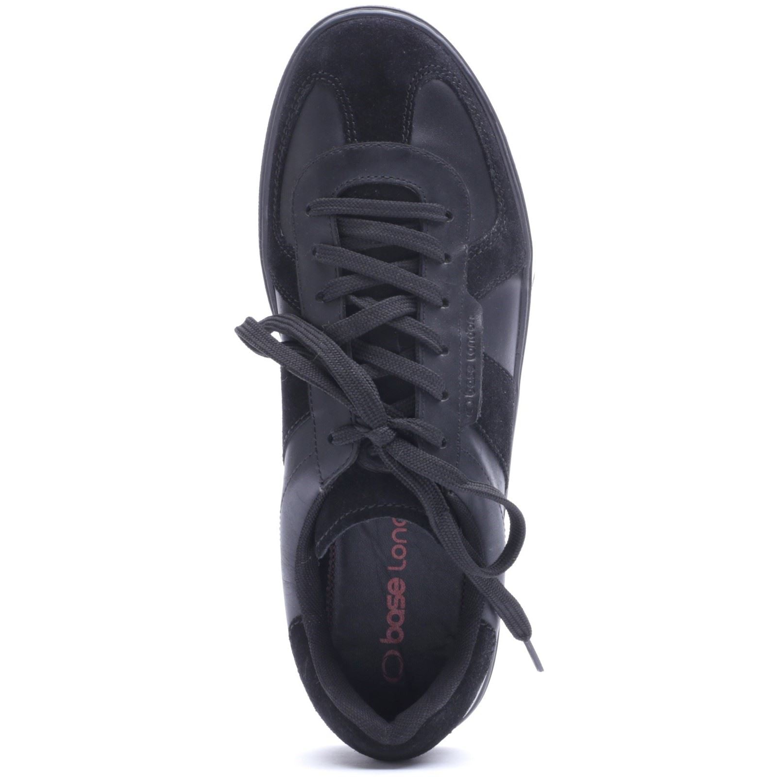 Base London Tommo Leather Men's Black Trainers