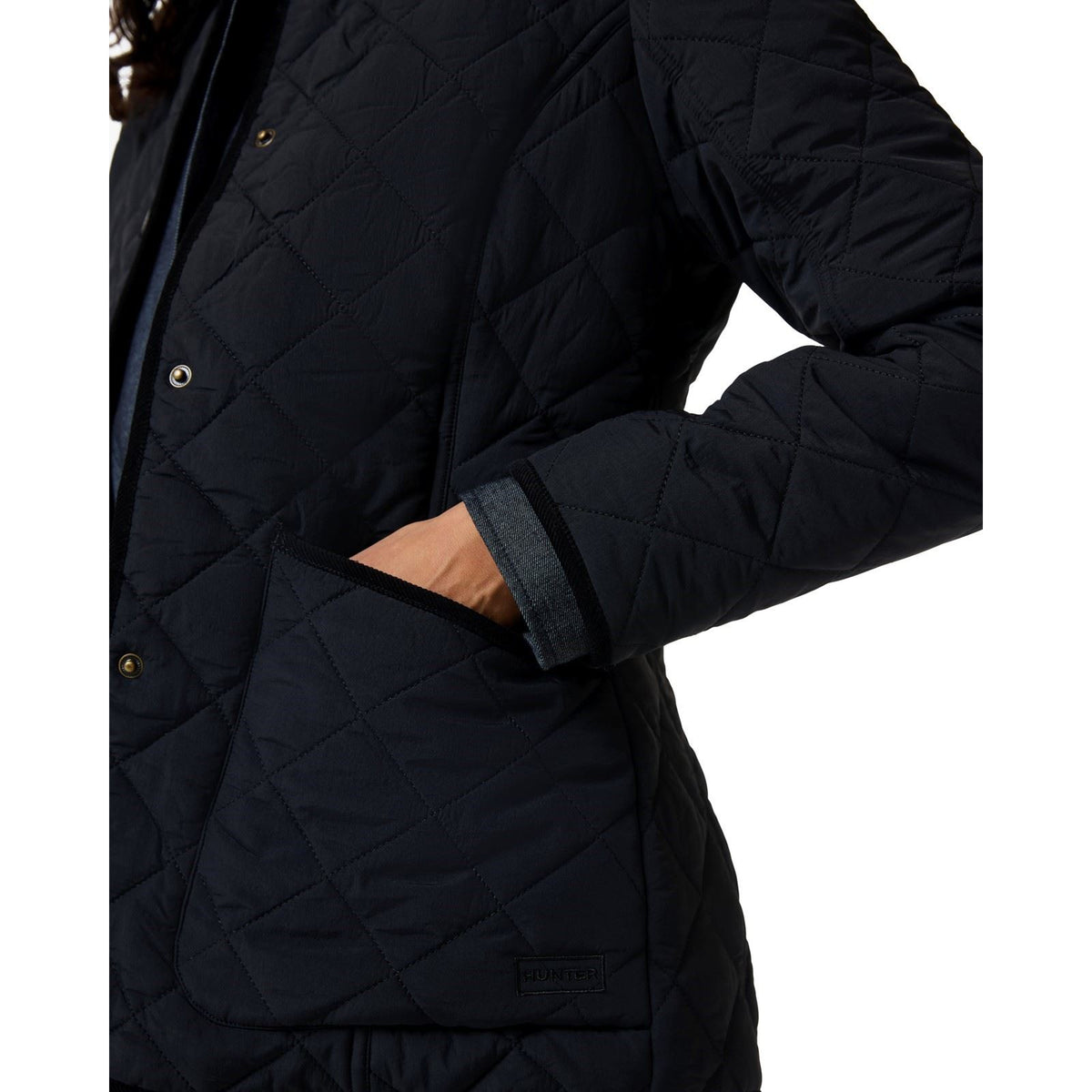 Hunter Originals Quilted Jacket Women's Black Quilted Jackets