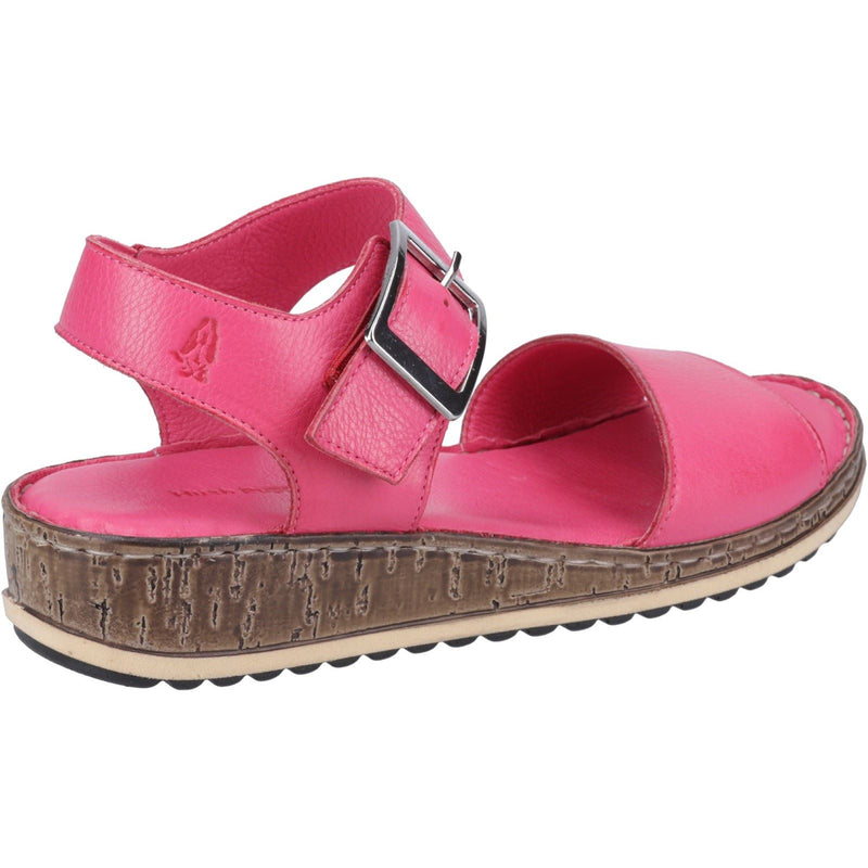 Hush Puppies Ellie Leather Women's Fuchsia Sandals