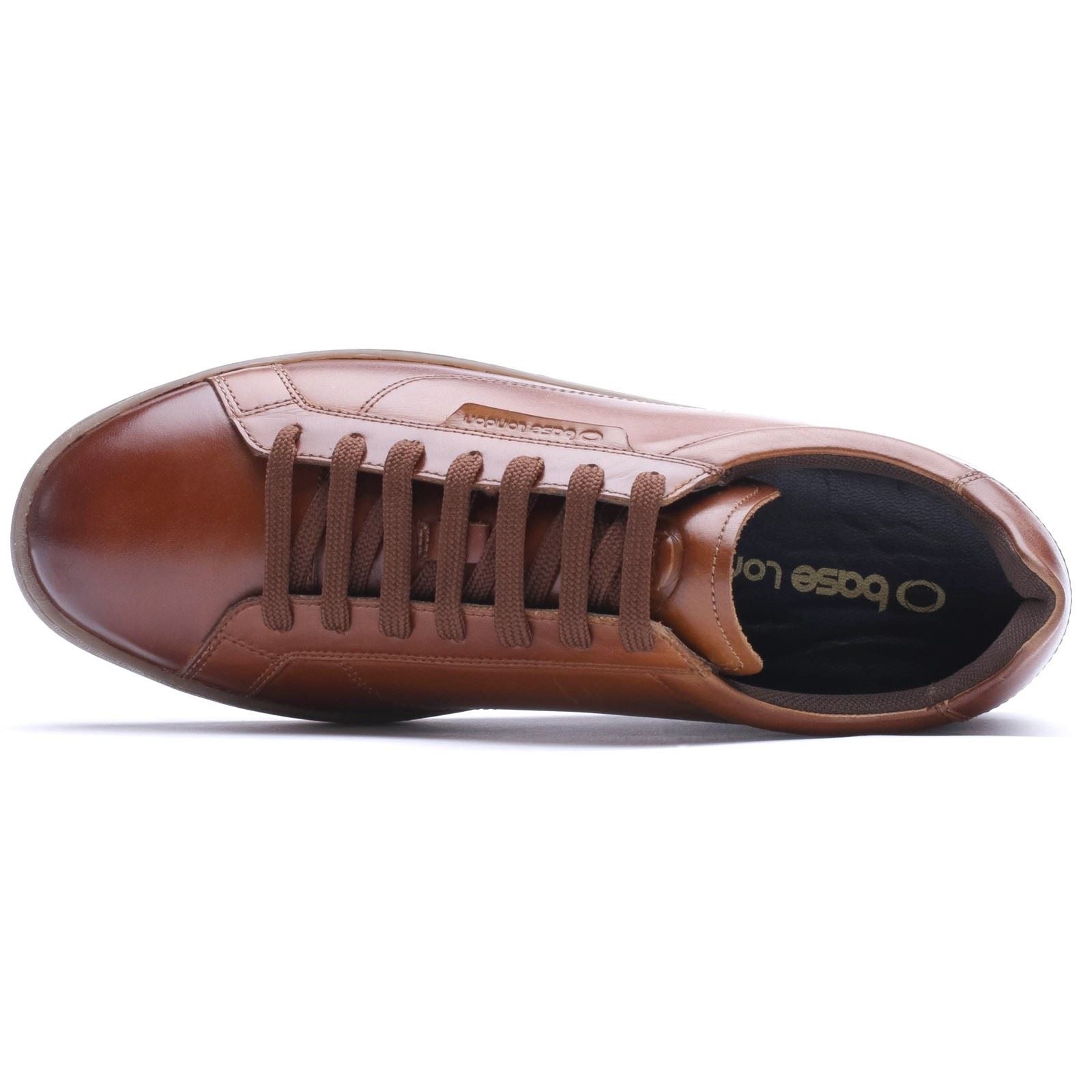 Base London Zammo Leather Men's TAN Trainers