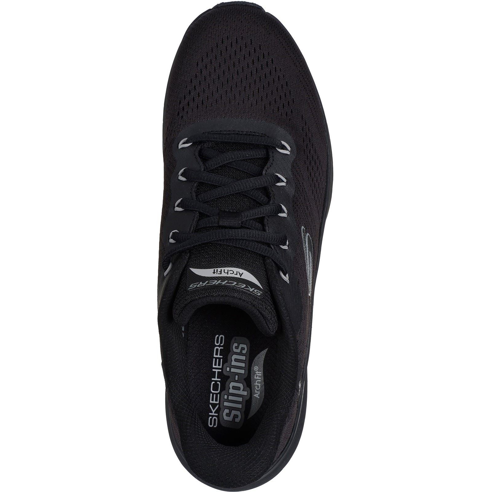 Skechers Arch Fit 2.0 Lestur Textile Men's Black Trainers