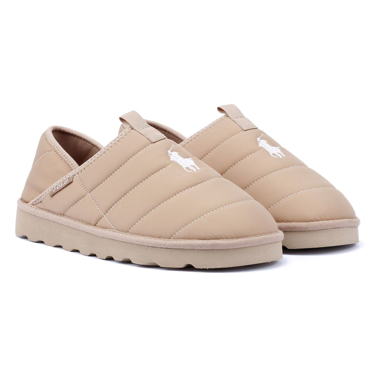 Ralph Lauren Everrett Men's Beige Slippers