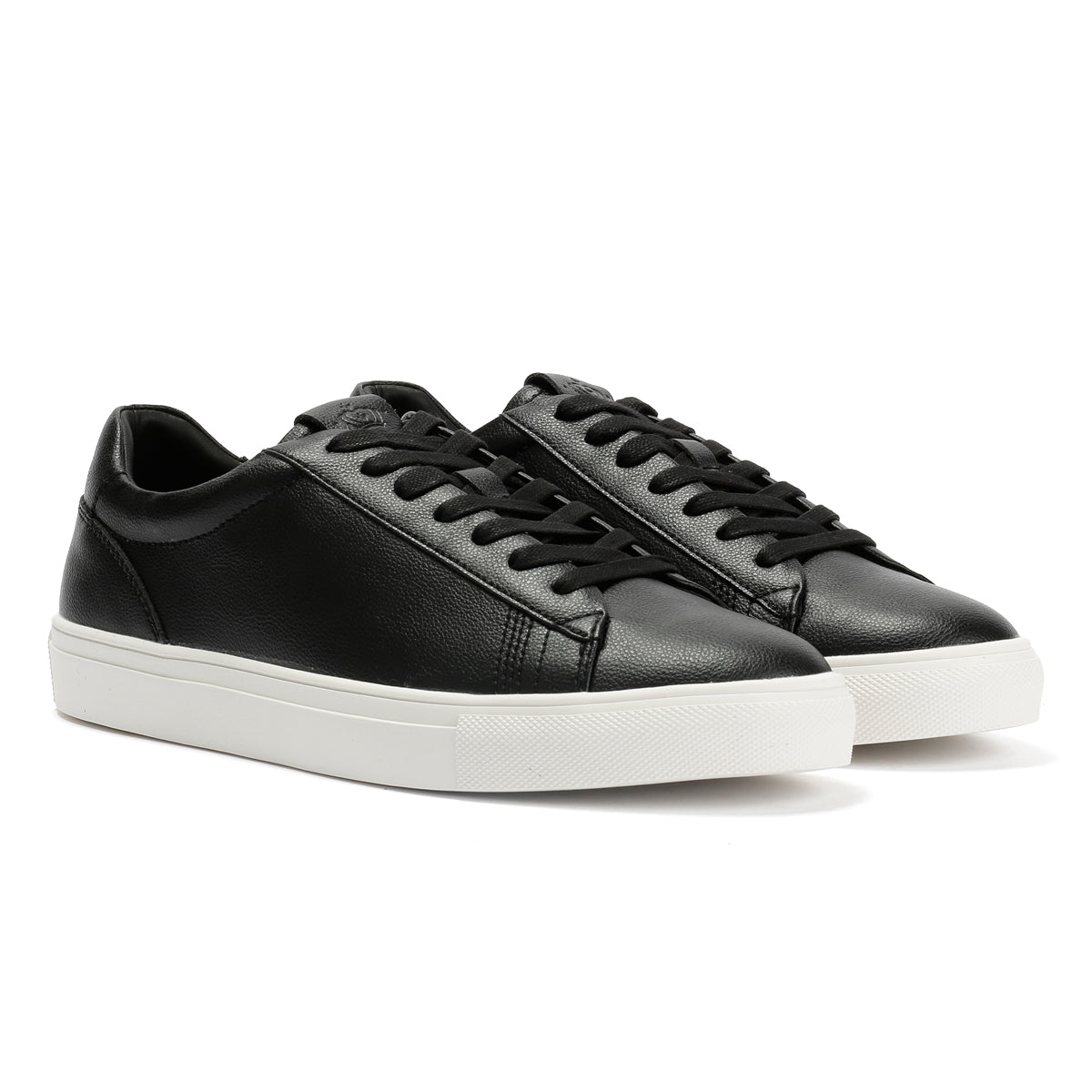 Antique Rogue Gibbs Leather Men's Black Trainers