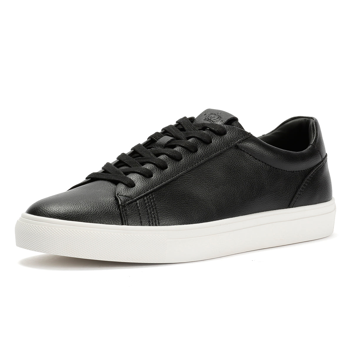 Antique Rogue Gibbs Leather Men's Black Trainers