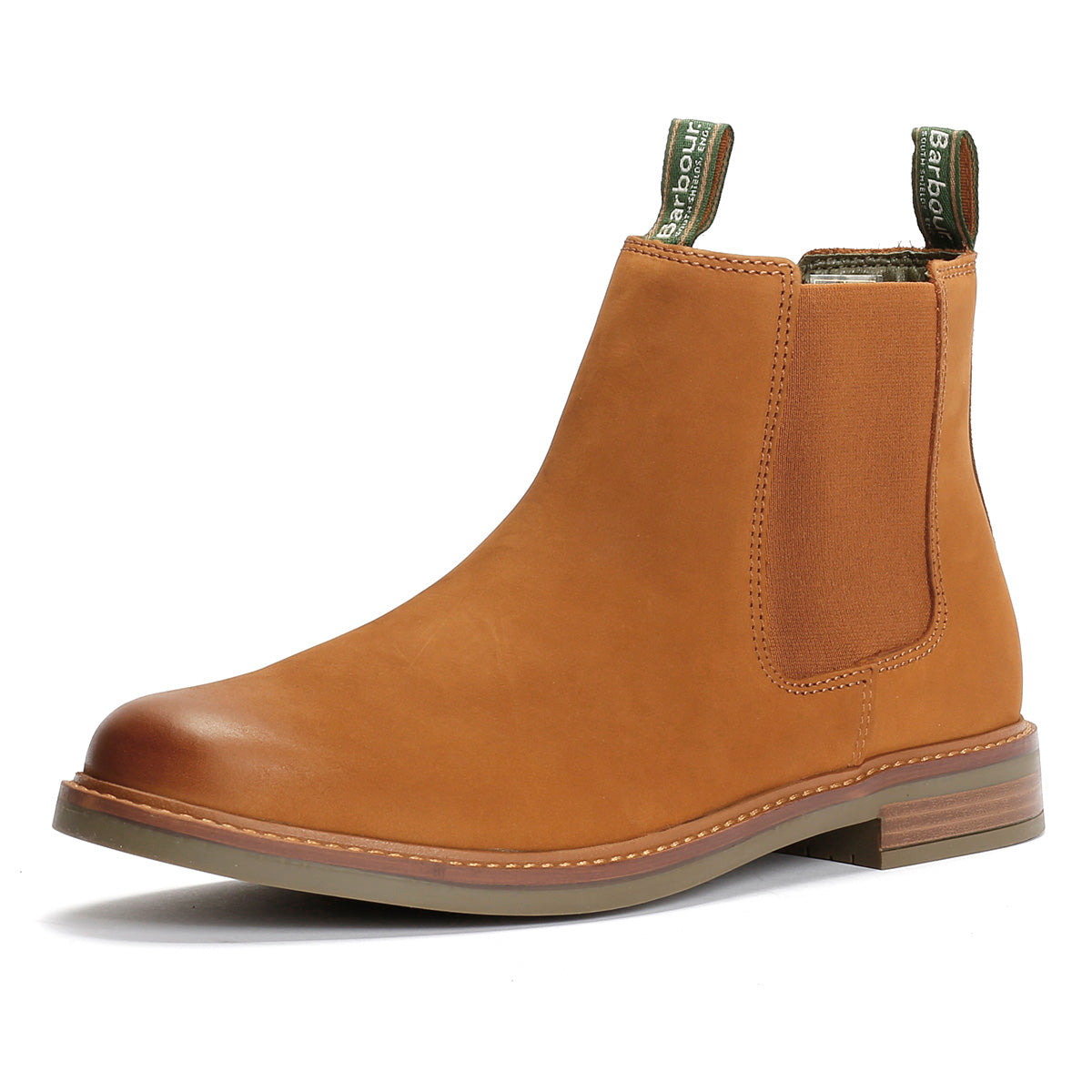 Barbour Farsley Leather Men's Dark Tan Chelsea Boots