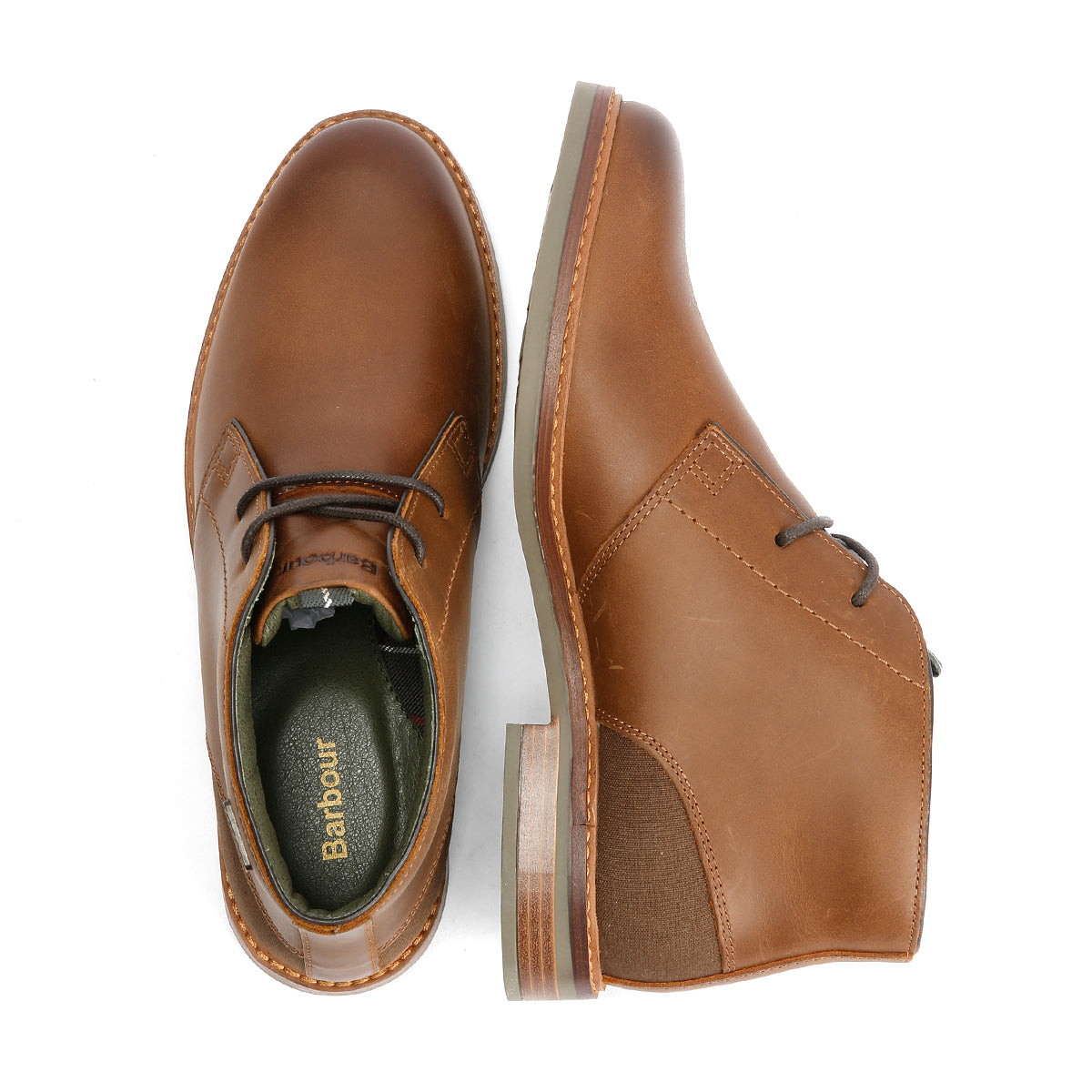 barbour readhead chukka boots tan