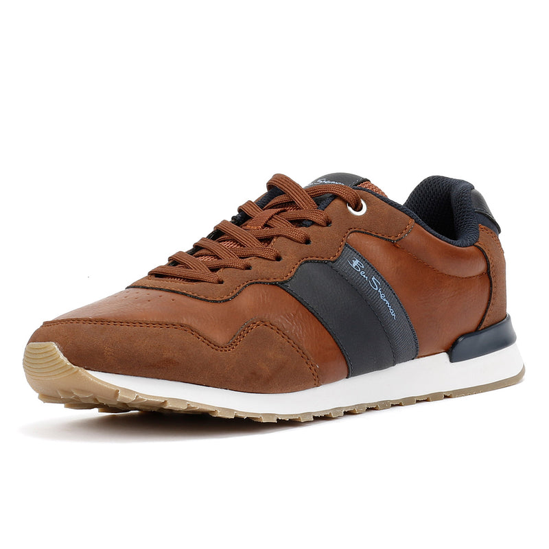 Ben Sherman Owen Retro Men's Tan/Navy Trainers