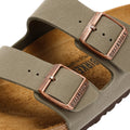 Birkenstock Arizona Birko Flor Nubuck Stone Sandals
