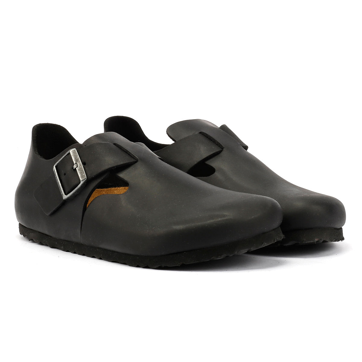 Birkenstock London Leather Black Shoes