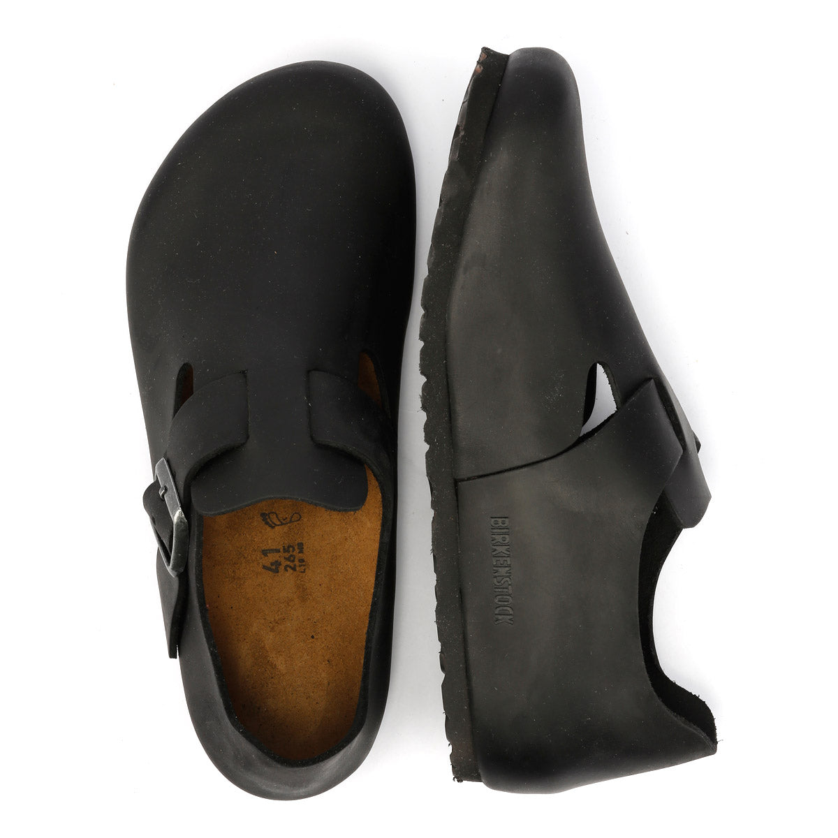 Birkenstock London Leather Black Shoes