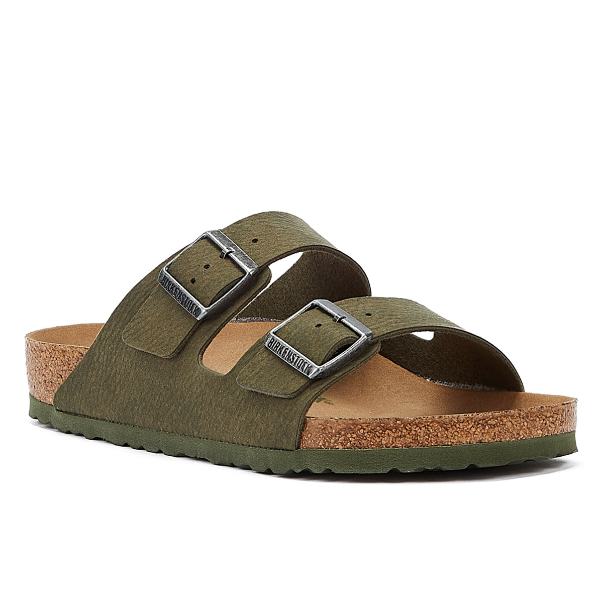 Birkenstock Arizona Vegan Mens Desert Dust Thyme Sandals
