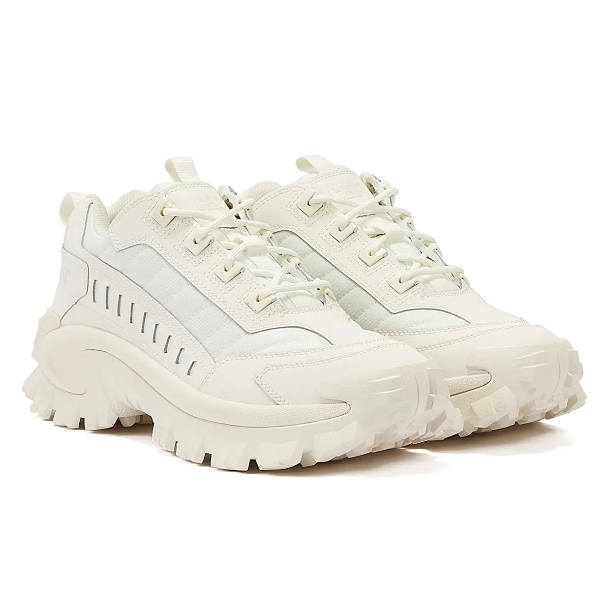 Caterpillar Intruder White Trainers