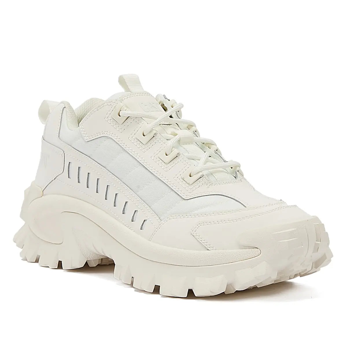 Caterpillar Intruder White Trainers