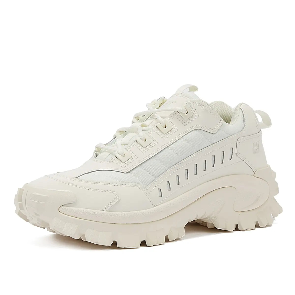 Caterpillar Intruder White Trainers